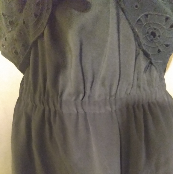 Broadway & Broome Silk Dress with a Overlay Top - Picture 2 of 8